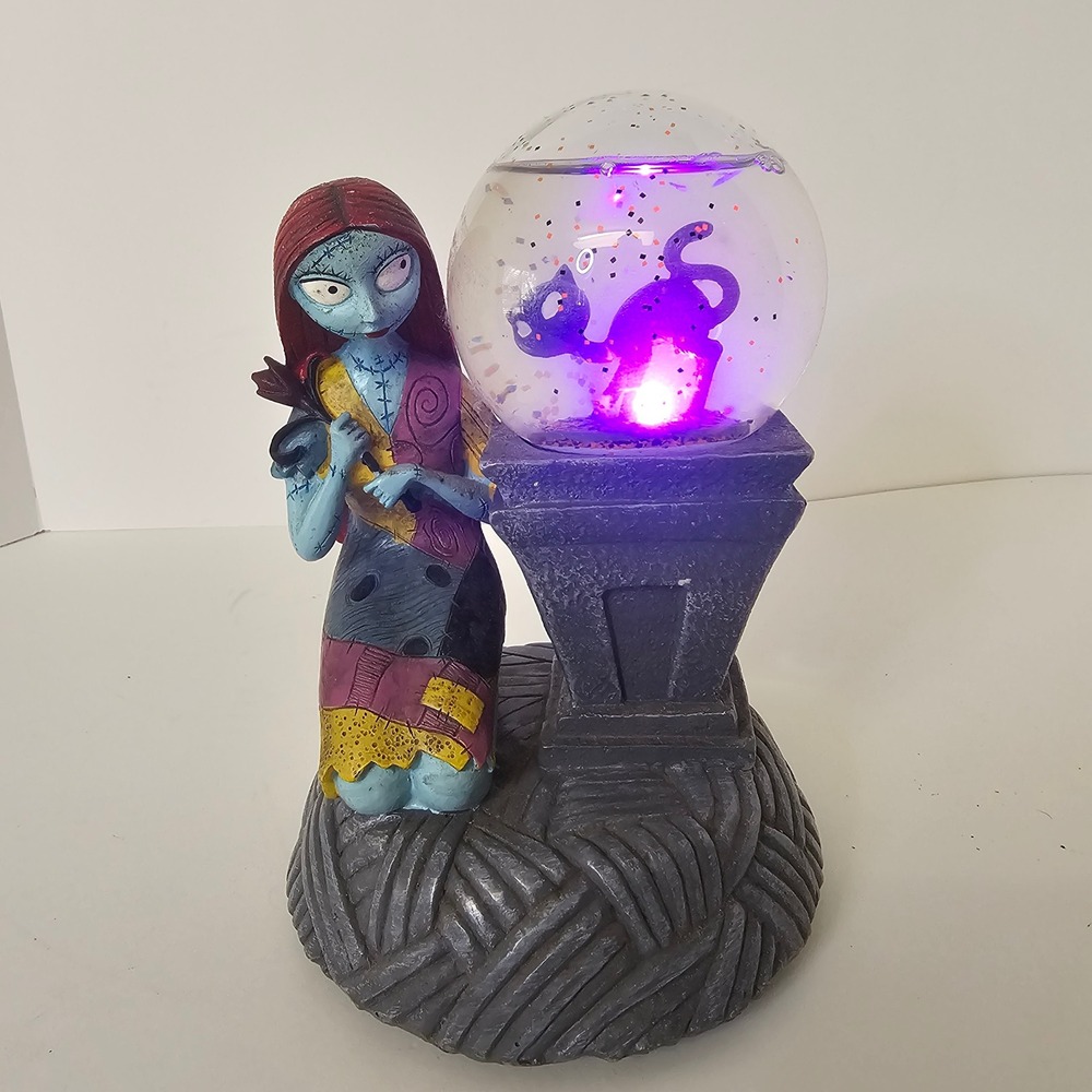 Disney Nightmare Before Christmas Sally LED Light Up Snow Globe Color Changing